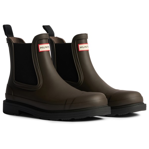 Hunter Boots - Commando Chelsea Boot - Gummistiefel Gr 47 schwarz von Hunter Boots