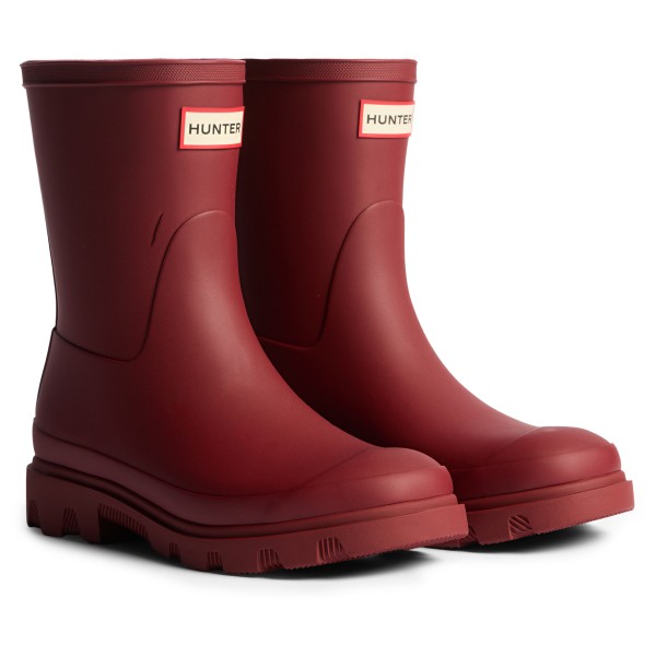 Hunter Boots - Downpour Short Boot - Gummistiefel Gr 43 rot von Hunter Boots