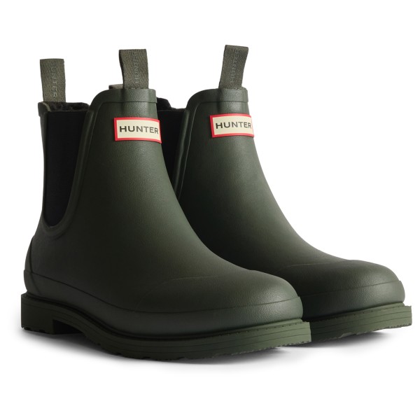 Hunter Boots - Elements Chelsea Insulated Boot - Gummistiefel Gr 40,5 schwarz/oliv von Hunter Boots