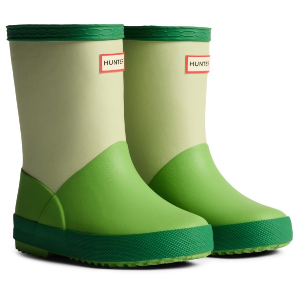 Hunter Boots - Kid's First Colour Block Insulated Boot - Gummistiefel Gr 33 grün von Hunter Boots