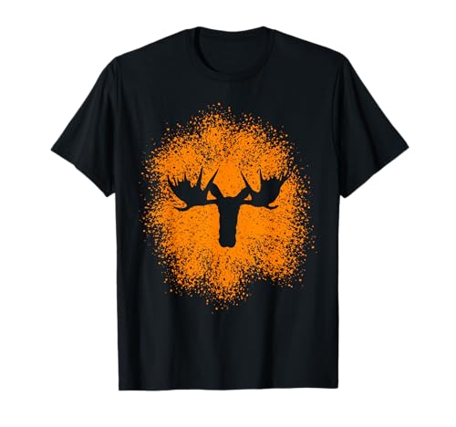 Majestätische Elch Trophäe Silhouette Frauen Männer Jagd T-Shirt Majestätische Elch Trophäe Silhouette Frauen Männer Jagd T-Shirt von Hunter's Haven Designs