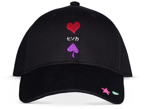 Hunter X Hunter Symbols Unisex Cap schwarz 100% Baumwolle Anime, Fan-Merch von Hunter X Hunter