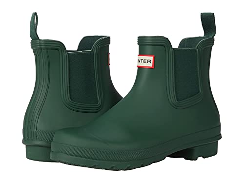 HUNTER Womens Original Chelsea Wellies Boots Green von HUNTER