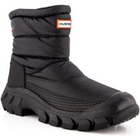 HUNTER Herren Schuhe schwarz Gummi von Hunter