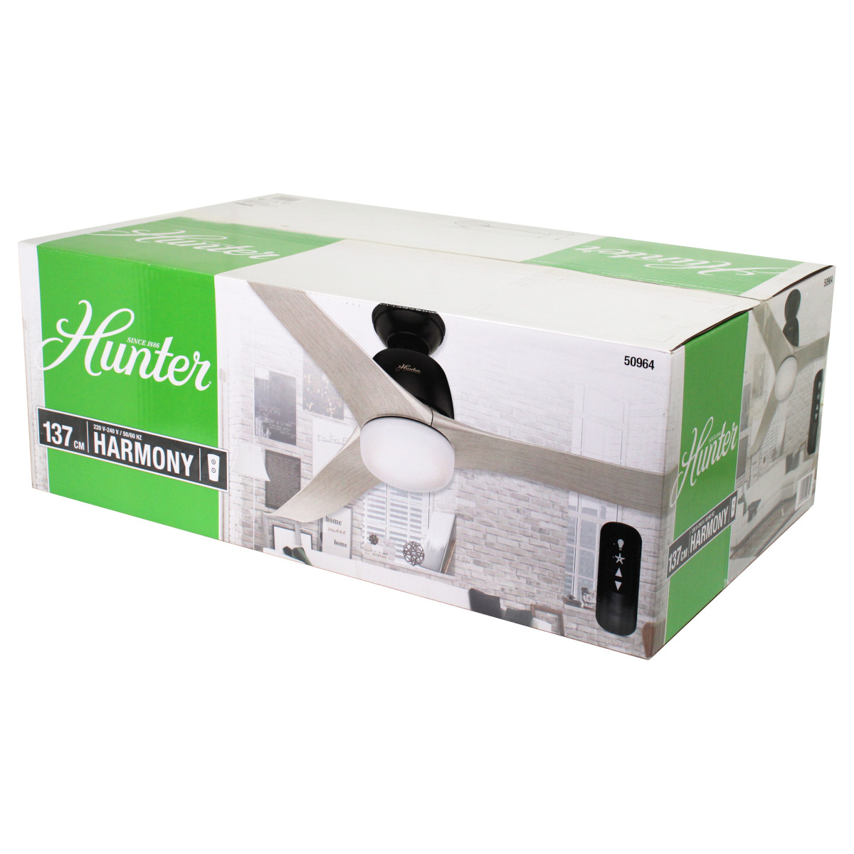 Hunter 50964 Harmony Deckenventilator Beleuchtung & Fernbedienung Bronze 137 cm von Hunter