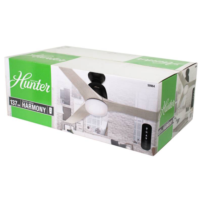Hunter 50964 Harmony Deckenventilator Beleuchtung & Fernbedienung Bronze 137 cm von Hunter