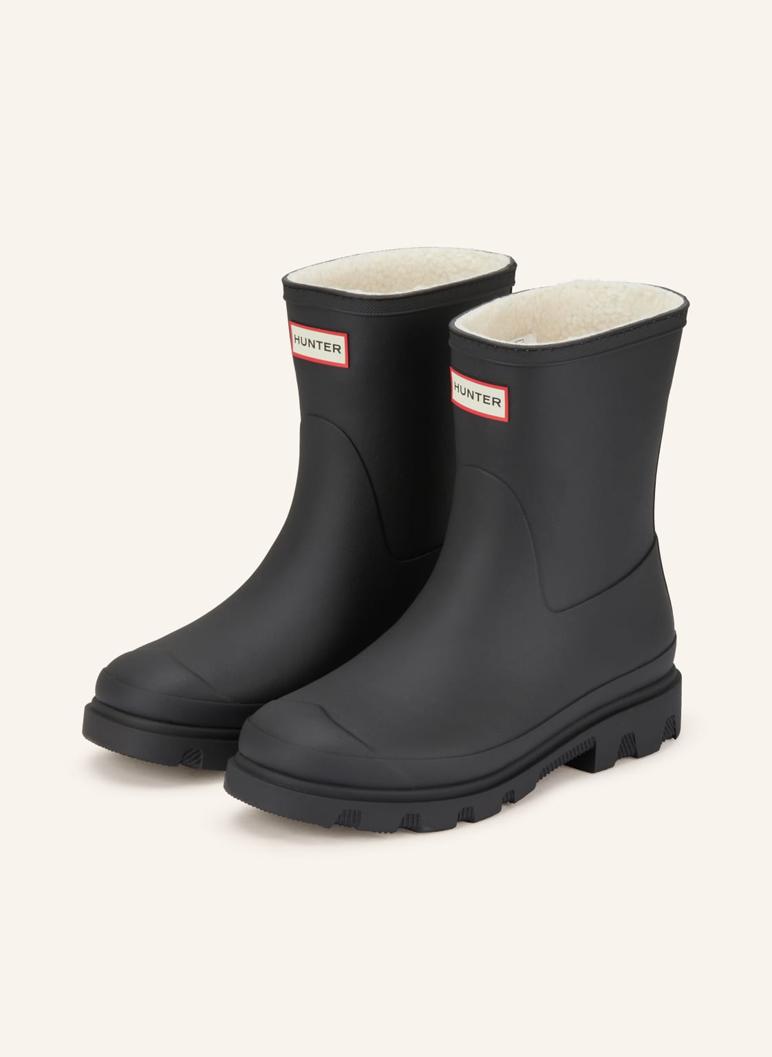 Hunter Boots Downpour Short schwarz von Hunter