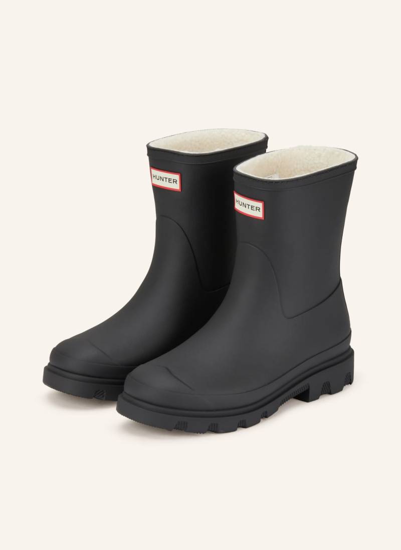 Hunter Boots Downpour Short schwarz von Hunter