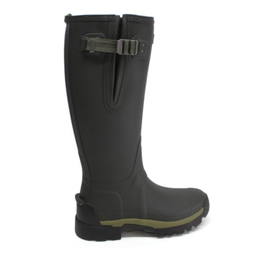 Hunter - Gummistiefel für Damen - Balmoral - seitlich verstellbar - Dunkles Olivgrün von HUNTER