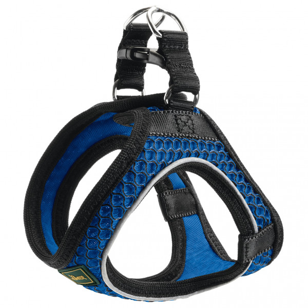Hunter - Harness Hilo Comfort - Hundegeschirr Gr Halsumfang 37-42 cm - Bauchumfang 40-46 cm blau von Hunter