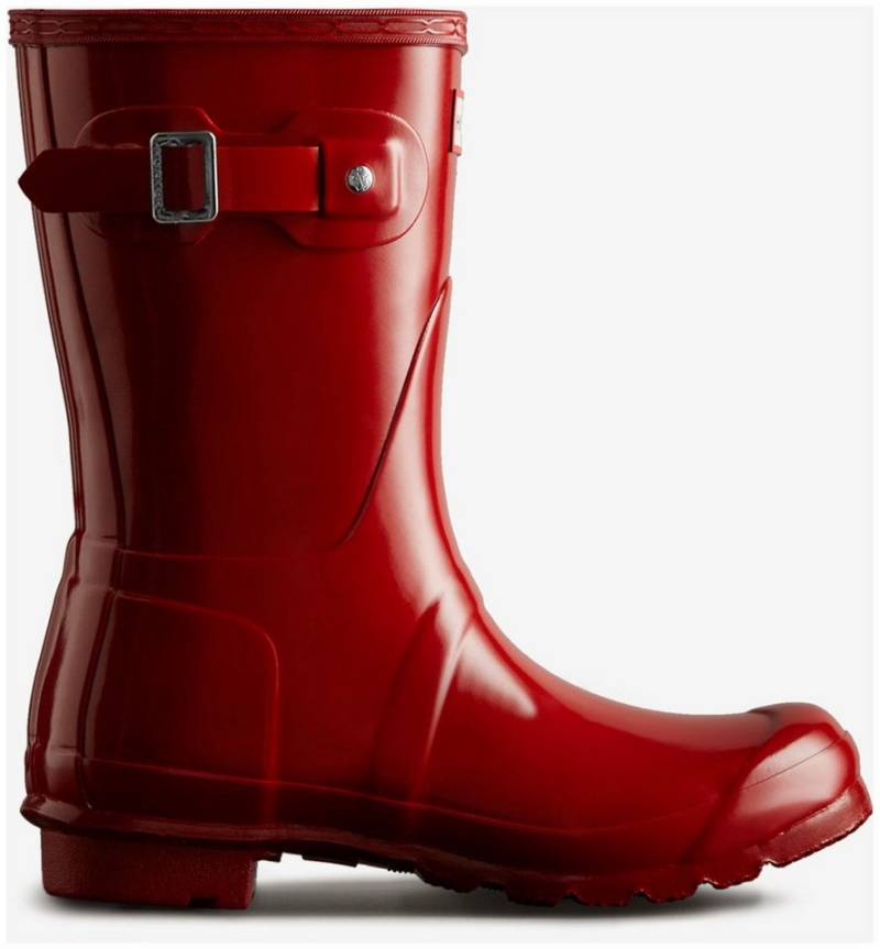 Hunter Hunter Original Short Gloss Boot Military Red Sneaker von Hunter