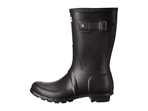 Hunter Original Kurz Schwarz Damen Stiefel - Schwarz - 42 von Hunter