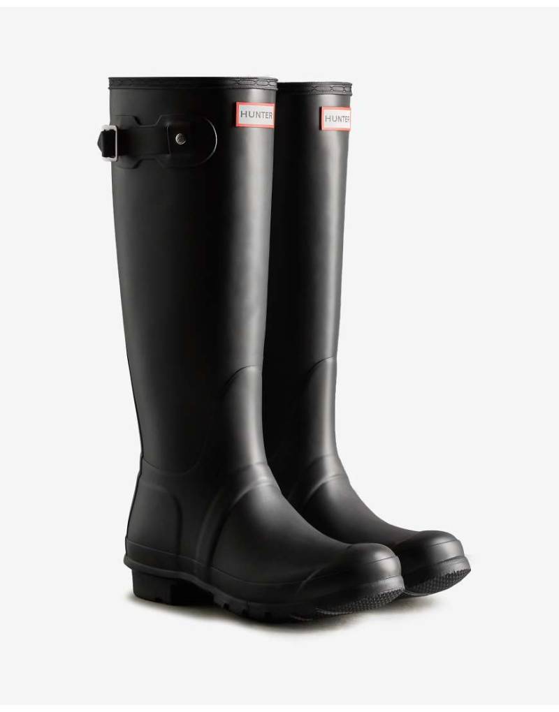 Hunter Original Tall - Gummistiefel in Schwarz mit hohem Schaft von Hunter