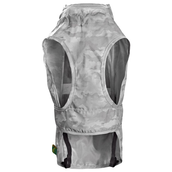 Hunter - Regenmantel Huka To Go - Hundemantel Gr Rücken 40 cm - Hals 30-56 cm, Bauch 40-63 cm silber / reflektierend von Hunter