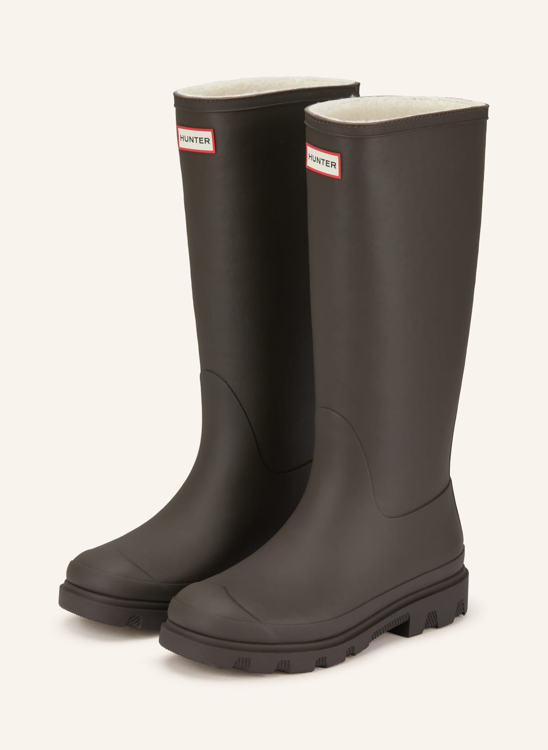 Hunter Stiefel Downpour Tall braun von Hunter