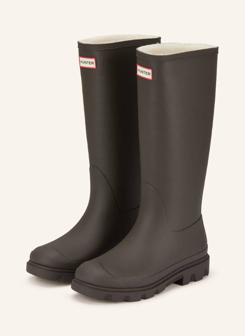 Hunter Stiefel Downpour Tall braun von Hunter