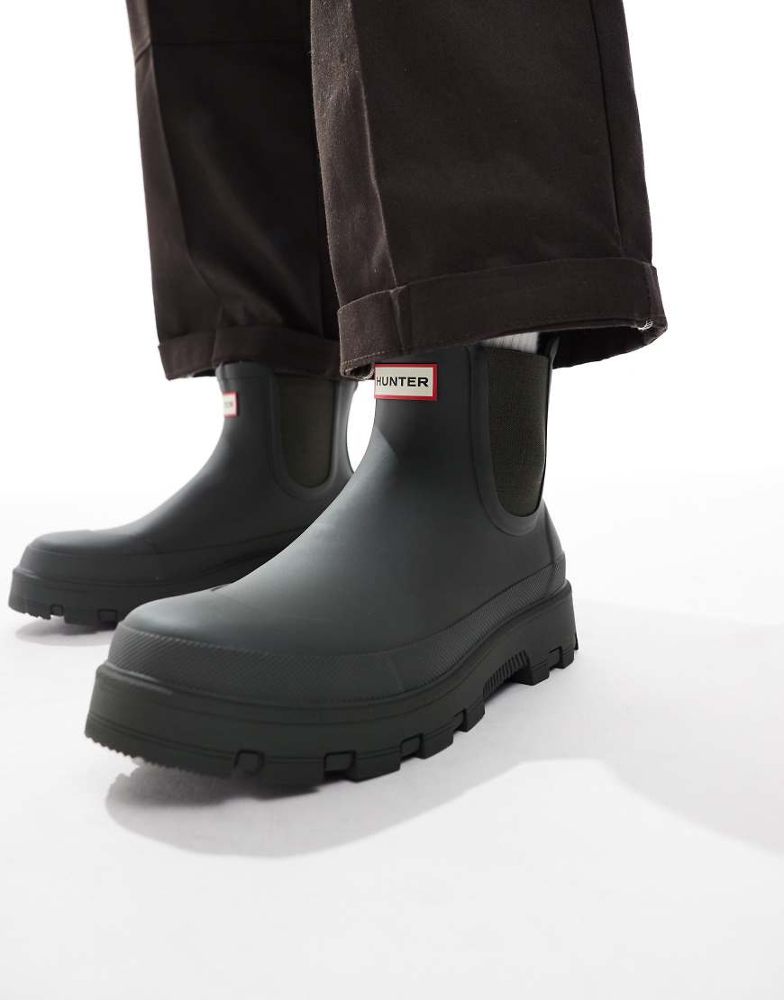 Hunter - Unisex - Elements - Chelsea-Stiefel in Khaki-Grün von Hunter