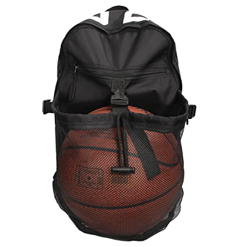 Großer Basketball-Rucksack für Männer Frauen Jungen Mädchen Jugend Volleyball Fußball Tasche Sport Rucksack mit Ballfach Turnbeutel von HunterBee