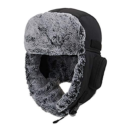 Ohrschutz Kappe Bomber Uschanka Armee Wasserdicht Mütze Trapper Hut warme kalt Winter Men dad Earmuff Bomber hat Russian Ushanka ski Cap Herren von HunterBee