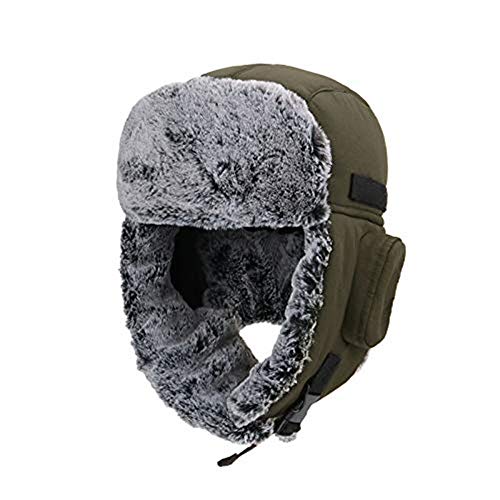 Ohrschutz Kappe Bomber Uschanka Armee Wasserdicht Mütze Trapper Hut warme kalt Winter Men dad Earmuff Bomber hat Russian Ushanka ski Cap Herren von HunterBee