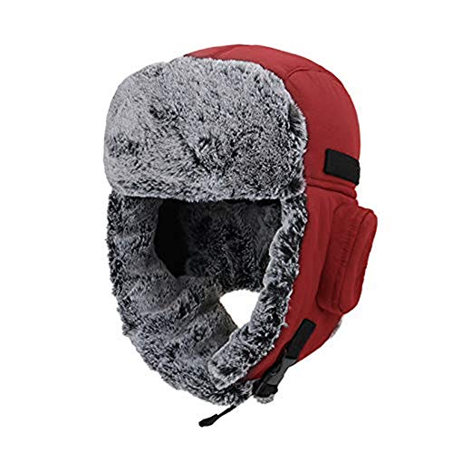 Ohrschutz Kappe Bomber Uschanka Armee Wasserdicht Mütze Trapper Hut warme kalt Winter Men dad Earmuff Bomber hat Russian Ushanka ski Cap Herren von HunterBee