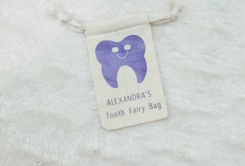 Zahnfee Tasche, Zahnbeutel, Zahnfee, Kleine Überraschung, Täschchen von HunterKouture