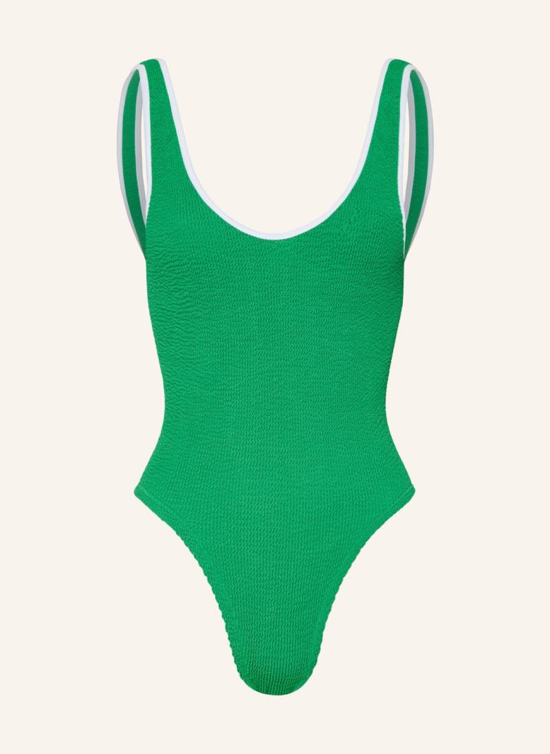 Hunza G Badeanzug Faye gruen von Hunza G