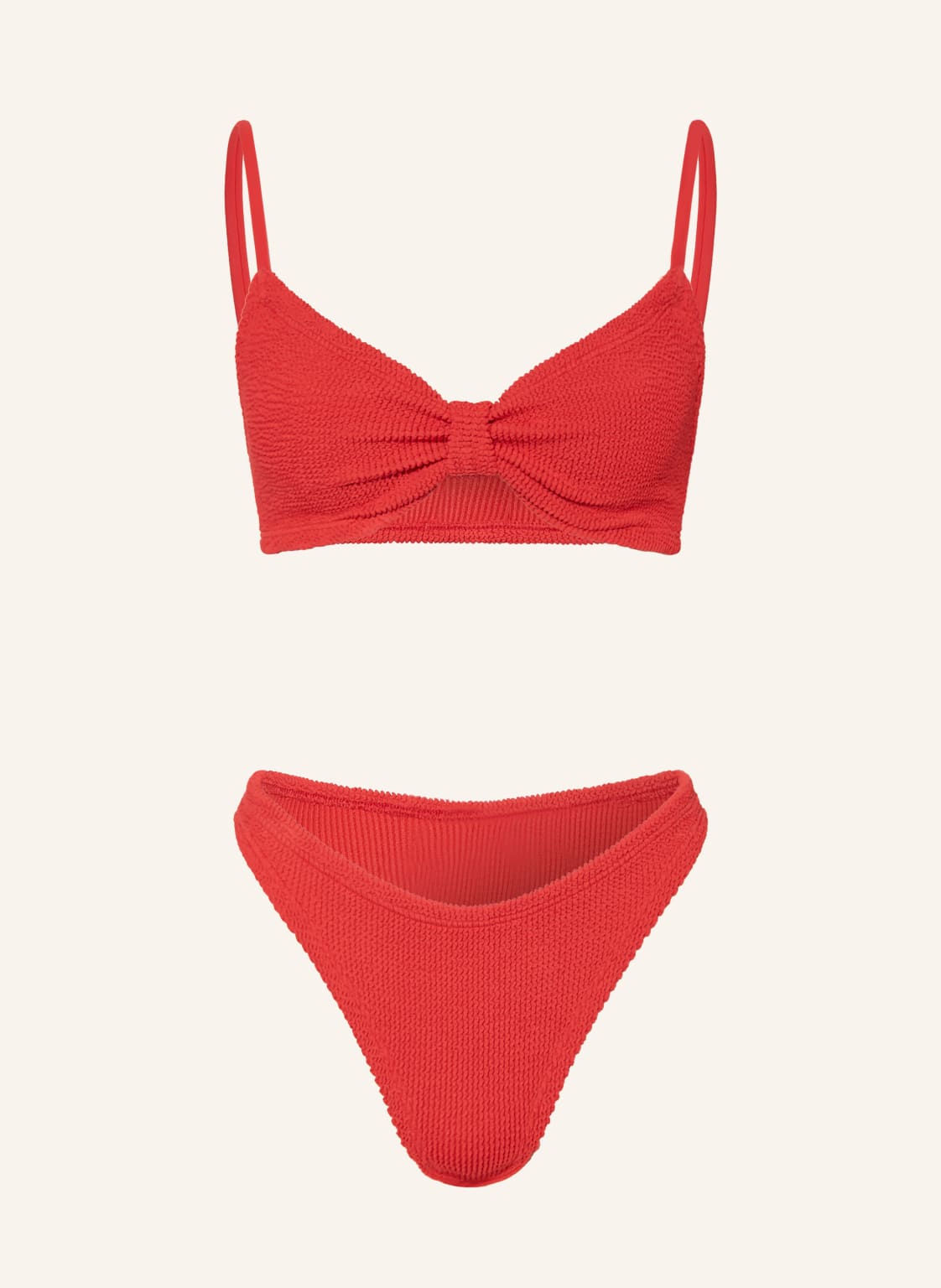 Hunza G Bustier-Bikini Alicia rot von Hunza G
