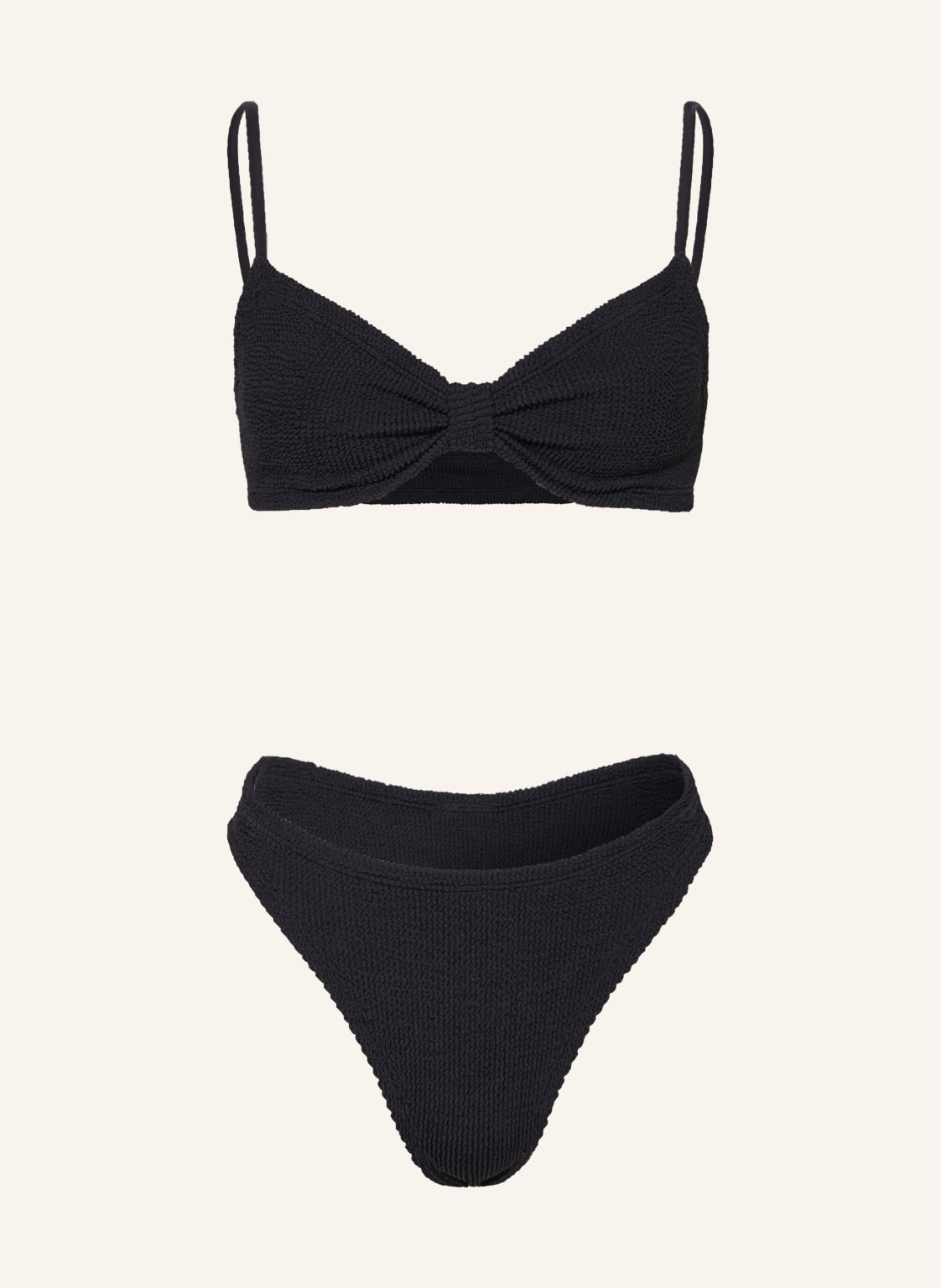 Hunza G Bustier-Bikini Alicia schwarz von Hunza G