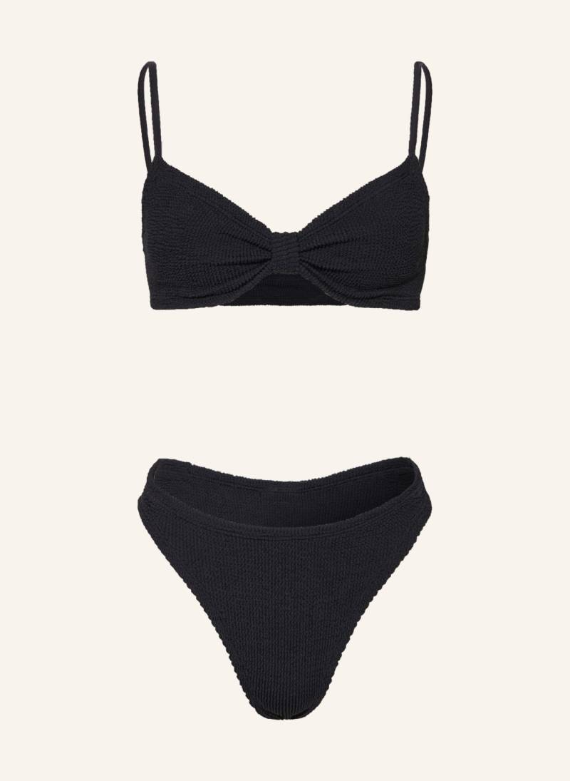 Hunza G Bustier-Bikini Alicia schwarz von Hunza G