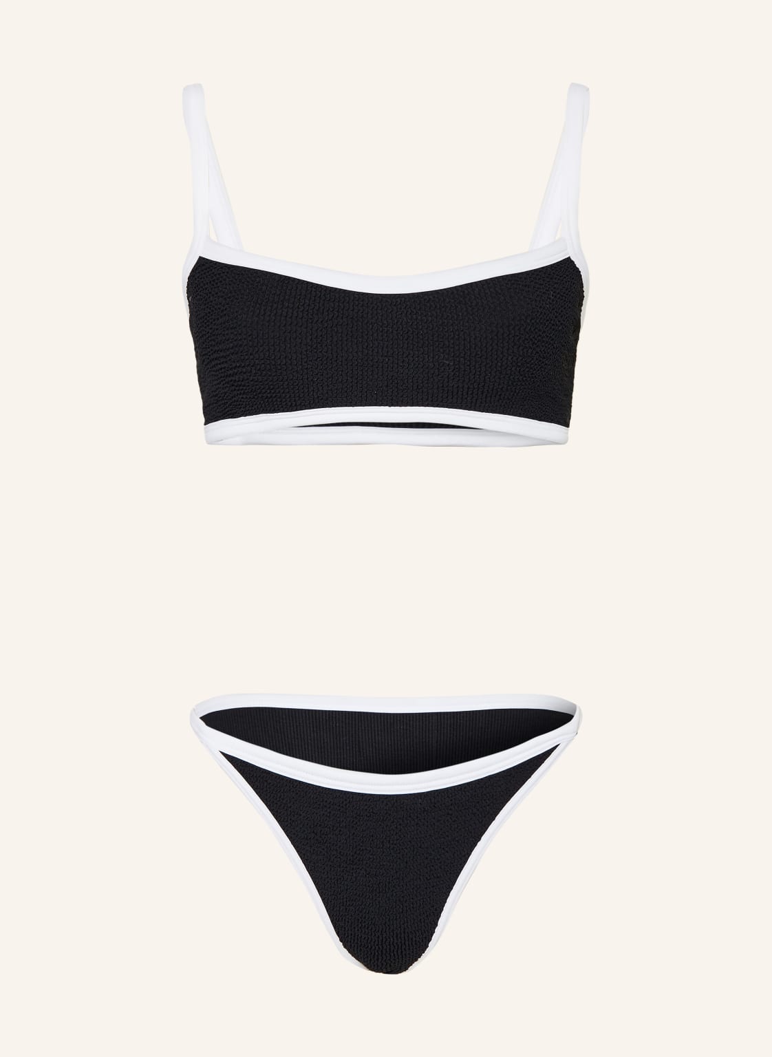 Hunza G Bustier-Bikini Tyler schwarz von Hunza G