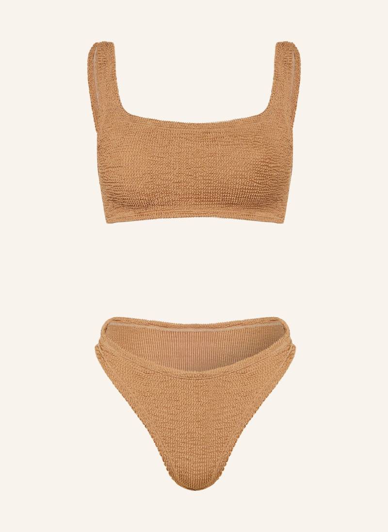Hunza G Bustier-Bikini Xandra braun von Hunza G
