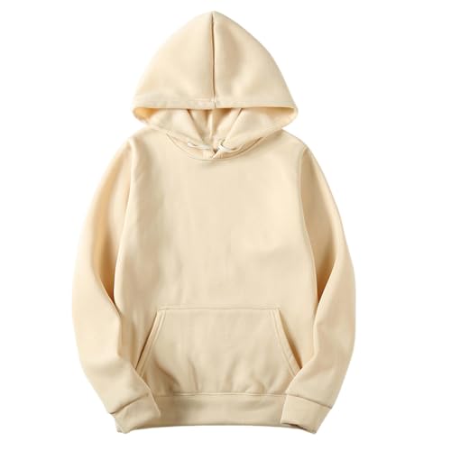 Hoodie Damen Oversize Y2k Pullover Mit Kapuze Locker Langarm Sweatshirt Mit Tasche Kapuzenpullover Teenager Mädchen Streetwear Casual Langarmshirt Leichte Sweatshirt Oberteile von Huoghebg