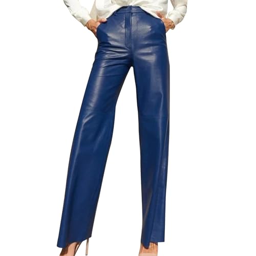 Lederhose Damen Leather Trousers Gerade Geschnittene Weitem Bein Kunstleder Lederoptik High Waist Straight Leg Lederhose Stretch Leggings Mattem Leder Slim Fit Kunstlederhose Stylish Everyday Leisure Lederhose Damen Leather Trousers Gerade Geschnittene Weitem Bein Kunstleder Lederoptik High Waist Straight Leg Lederhose Stretch Leggings Mattem Leder Slim Fit Kunstlederhose Stylish Everyday Leisure von Huoghebg