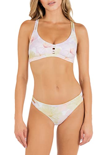 Hurley Damen Bikini Surf Top, Aloha Hibiskus, M von Hurley