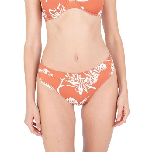 Hurley Damen Dazed Hose mit Hohem Bund Bikini-Unterteile, Gebrannte Siena, M von Hurley