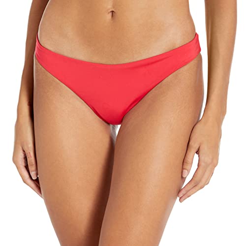Hurley Damen Moderate Bikinihose Bikini-Unterteile, Roter Pfeffer, Small von Hurley