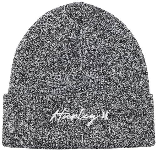 Hurley Damen Script Cuff Beanie-Mütze, Dunkelgrau, Einheitsgröße von Hurley