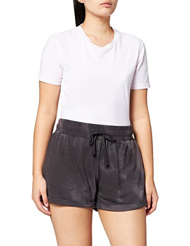 Hurley Damen W Cozy Rolled Hem Shorts Lässige Hose, Schwarz (Vintage Black Deamy Tiedye), XS von Hurley