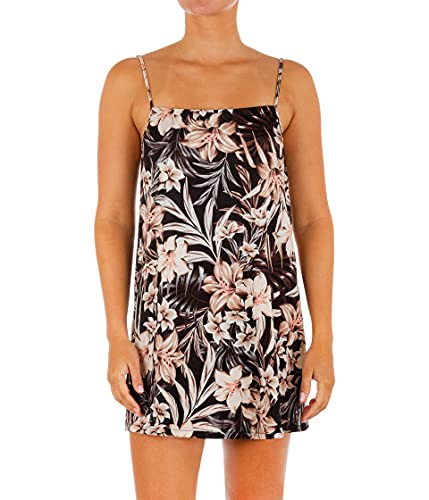 Hurley Damen W Hawaiiana Slip Min Dresses, Weiß/Schwarz, M von Hurley