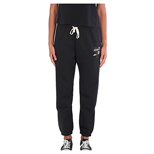 Hurley Damen W Meyers Fleece Jogger Lässige Hose, schwarz (Black Heather), M von Hurley