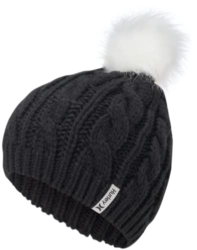 Hurley Damen W San Marino Beanies, schwarz, Einheitsgröße von Hurley