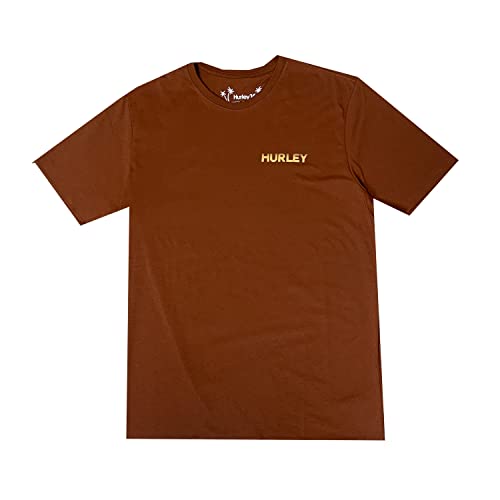 Hurley Herren Evd Explore Reflektor Ss Tshirt, Zion Rust, M von Hurley