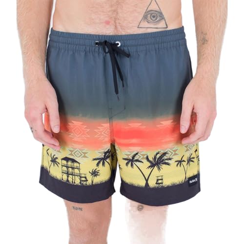 Hurley Herren Cannonball Volley 43 cm Boardshorts, Eisenerz, Verschiedene Größen von Hurley