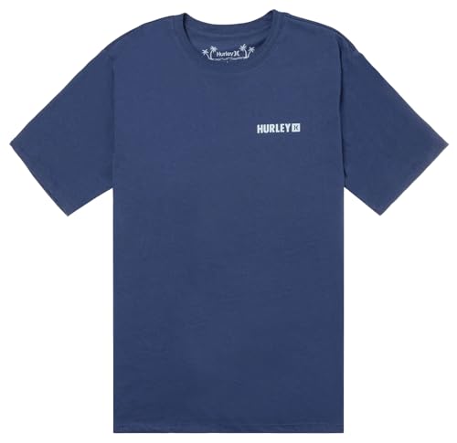 Hurley Herren Evd Circle Gradient Ss T-Shirt, U-Boot, L von Hurley