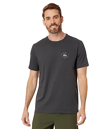 Hurley Herren Evd Explr Campin Ss T-Shirt, Dunkelgrau, L von Hurley