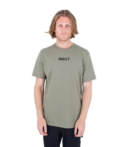 Hurley Herren Evd Explr Fastlane Ss T-Shirt, Army, M von Hurley