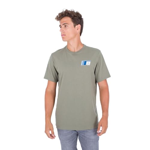 Hurley Herren Evd Explr Honcho Ss T-Shirt, Army, M von Hurley