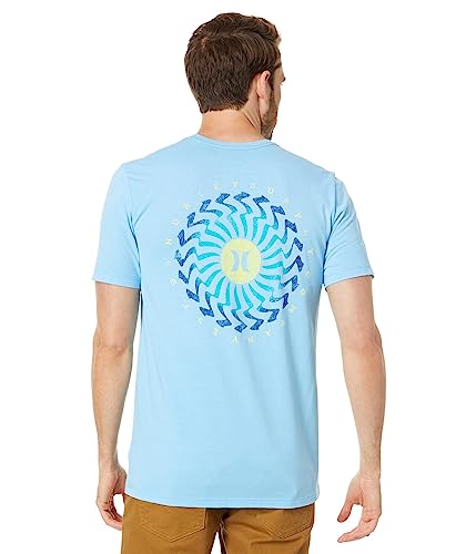 Hurley Herren Evd Saw Sun Ss T-Shirt, Droid, M von Hurley