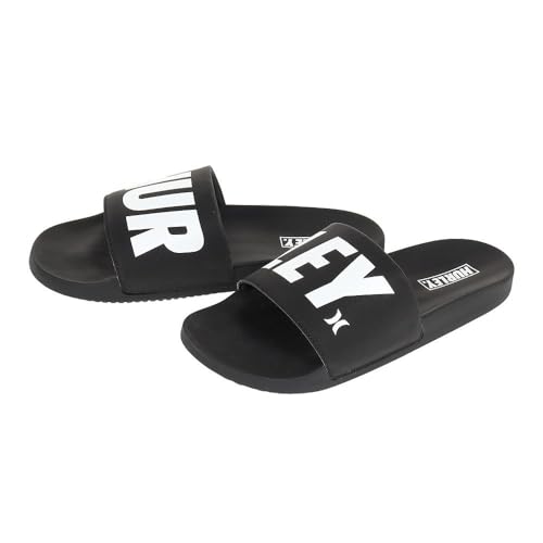 Hurley Herren Fastlane Slide Flipflop, Schwarz, 44 EU von Hurley